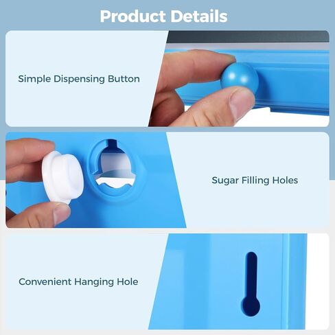 إطار صورة موزع، آلة علكة زرقاء، حامل على الحائط للأطفال والحيوانات الأليفة، 11.8 × 8.3 × 1.2 بوصة in Kuwait