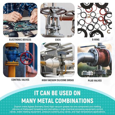 Molykote 44 متوسط ​​100 جرام شحم تشحيم 44 متر درجة حرارة عالية محامل تشحيم أختام وحلقات دائرية كابلات التحكم البلاستيكية تقلل من التآكل مقاومة الحرارة أوف وايت تقلل من التآكل in Kuwait
