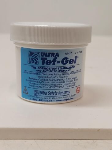Ultra Tef-Gel TG-2 Oz مادة تشحيم مضادة للتآكل ومضادة للاحتكاك، حماية، حماية أجهزة تزوير المراكب الشراعية، مجموعة تطبيق مجانية، فرش إضافية، وقفازات in Kuwait