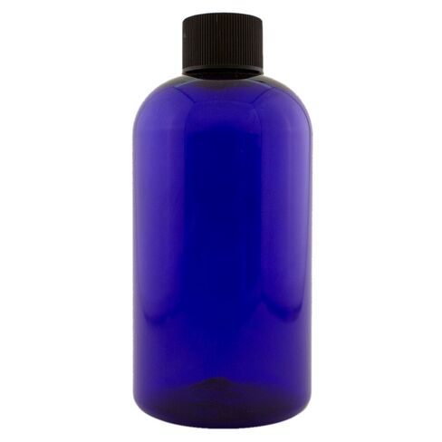 GreenHealth 8 fl oz Cobalt Blue Plastic Bottle with Dispenser Lid (24 Pack) in Saudi Arabia