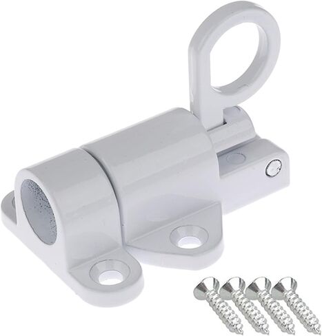 Latch Lock Aluminum Alloy Door Latch Lock Window Gate Pull Ring Spring Bounce Latch Lock in Saudi Arabia