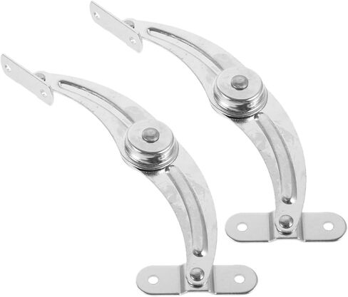 GANAZONO Heavy Duty Nickel-Plated Steel Door Stop Hinges 2pcs Right Opening Cabinet Door Support for Electrical Cabinets in Saudi Arabia