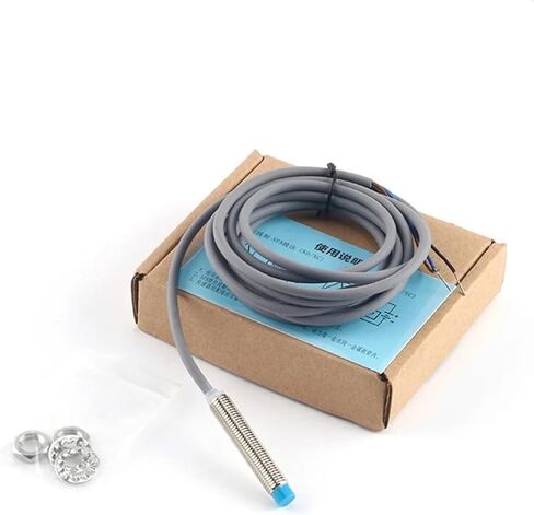 IP68 3-Wire M8 مفتاح القرب الاستقرائي حماية دائرة الاستجابة السريعة 65 مستشعر الإسكان النحاسي LM08 (1.5 مم - فلوش، LM08-40MM-NPN NC) in Kuwait