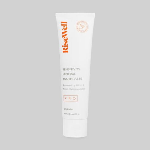 معجون أسنان رايزويل برو المعدني - معجون أسنان ميكرو ونانو هيدروكسيباتيت لإعادة تمعدن الأسنان وتخفيف الحساسية - بدون فلورايد إضافي، آمن للبلع، تبييض الأسنان الطبيعي (النعناع البري) in Kuwait