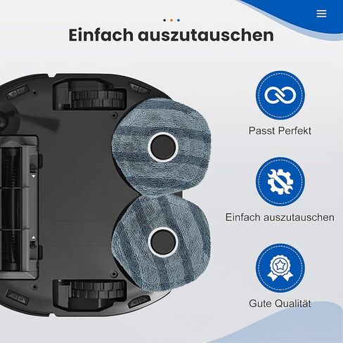18 حزمة L60 أكياس بديلة لـ Eufy L60 SES L50 SES Robot Cleaner ، 2.6L أكياس فراغ كبيرة السعة ، أكياس غبار بديلة يمكن التخلص منها in Kuwait
