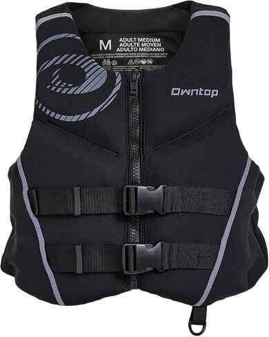 Owntop Neoprene Swim Vest Adult Kayak Vest for Men Women Swimming Jacket with Reflective Strips Water Sport Jackets for Canoeing, Kayaking, Paddleboarding in Saudi Arabia