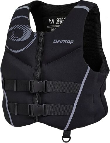 Owntop Neoprene Swim Vest Adult Kayak Vest for Men Women Swimming Jacket with Reflective Strips Water Sport Jackets for Canoeing, Kayaking, Paddleboarding in Saudi Arabia