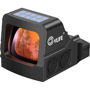 CVLIFE WildHawk X Z03 Solar Red Dot for RMS/RMSC, Multi-Reticle 2MOA & 32MOA Circle Pistol Sight, 3500G Shockproof Motion Awake Handgun Red Dot, Multi-Coating lens, with Adapter for RMR/MOS/Picatinny. in Kuwait