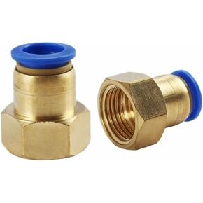 PCF Pipe Fitting 4 6 8 10 12mm Hose Tube -1/8 3/8 1/2 1/4 Thread Brass Pneumatic Connector Joint 1Pcs(PCF12-01) in Saudi Arabia