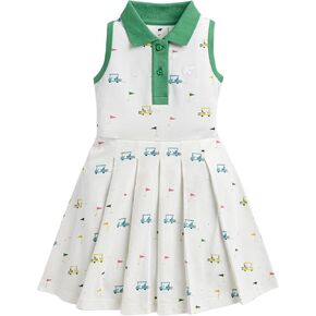 Monica + Andy Tennis Tennis Dress ، حجم 2T ، وقت التنس ، 100 ٪ ملابس صغيرة العضوية للفتيات والفتيان ، فساتين الأطفال ، نسيج ناعم مستدام ، أحجام للولودات حديثي الولادة ، الرضيع ، طفل صغير وأطفال in Kuwait
