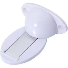 شفط بلاستيكي غير مرئي بدون ثقب غرفة نوم صامتة مضادة للتصادم باب لوحي يعمل باللمس مضاد للركلة (2 قطعة أسود) in Kuwait