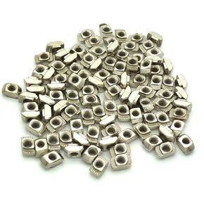 كتل الجوز المسار. صامولة منزلق T Track، صامولة T منزلق، صامولة T منزلق 1515 من الألومنيوم، صواميل بفتحة T، صواميل من الألومنيوم، رأس مطرقة M3/m4/m5 (M4 50 قطعة) in Kuwait