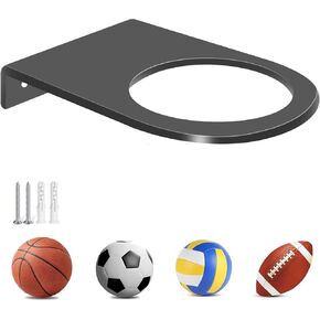 Acrylic Basketball Wall Mount 2-Pack - Clear Space-Saving Sports Decor | Holds Football/Volleyball in Saudi Arabia