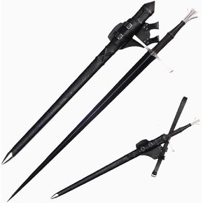SV Western Medieval Sword, Full Tang Tempered Handmade Real Sword, Manganese Steel Sharp 50.4 inches, Display, Collection, Gift in Kuwait