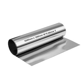304 Stainless Steel Foil Roll, 0.3mm x 300mm x 1M Stainless Steel Sheet, Metal Foil for Crafts, Electronic Equipment, Industry Machinery, Hardware in Kuwait