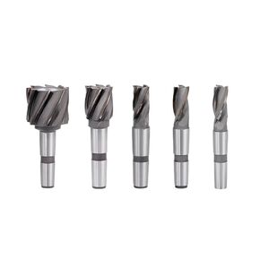 MT2 MT3 4# 20/25/30/35/40/50mm Steel Insert Carbide Spiral milling Cutter End Mill with Taper Shank with Welding Edge 1pcs(D12x26-3T-MT2) in Kuwait