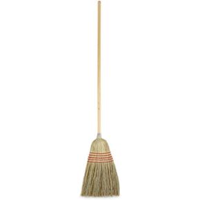 Flagged Bristle Parlor Broom Maid Broom with Wooden Handle in Kuwait