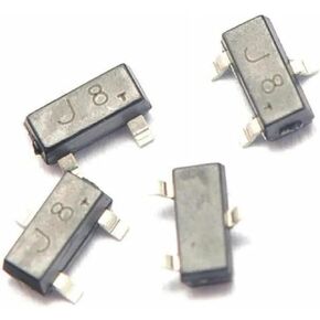 100PCS S9018 J8 0.05A/30V NPN SOT-23 SMD Chip Transistor in Saudi Arabia