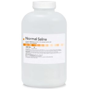 محلول ملحي عادي 0.9% - 1000 مل - مفلتر ومعقم - صنع في الولايات المتحدة الأمريكية in Kuwait