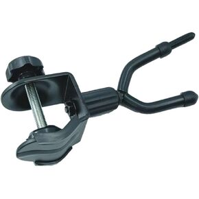 Colaxi Violin Hanger for Mic Stand, Violin Holder, Multifunctional Viola Hook Guitar Hanger for Erhu Ukulele Mandolin Stage Show, Black in Kuwait