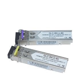 3 أزواج من الوحدة البصرية SFP 1.25G Tx1490nm/Rx1550nm Tx1550nm/Rx1490nm 80km GLC-BX-D/U-80 DOM SFP أجهزة الإرسال والاستقبال in Kuwait