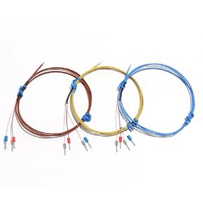 K-Type J/T-Type Thermocouple Exposed Solder Joint Temperature Measuring Line Fast Sensor with PI Adhesive Film 1Pcs(T 1.5M with PI) in Kuwait