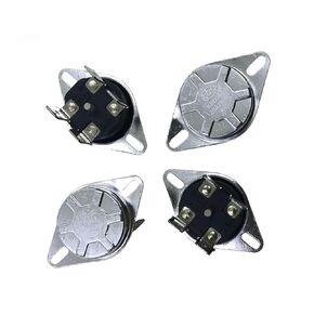 KSD302X 65/70/80/95/125C عنصر التحكم في درجة الحرارة 250 فولت 20A 4 دبابيس خزان المياه سخان ترموستات التبديل إعادة تعيين السيارات 1 قطعة (80C) in Saudi Arabia