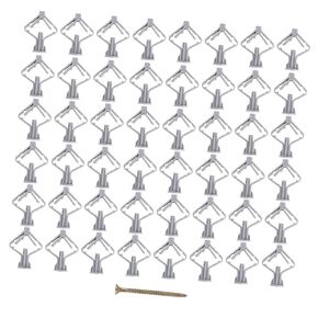 Holibanna 100pcs Plastic Butterfly Plug for Wall Repair Drywall Patch Expansion Tube Wall Spackle Filler in Kuwait