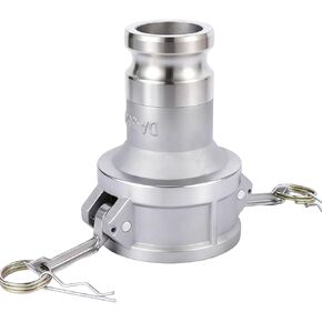 Camlock Fitting Type DA, 4'' Female Camlock x 3'' Male Camlock, 150 PSI, Aluminum Cam Groove Hose Fittings, Coupling Reducer Adapter in Saudi Arabia