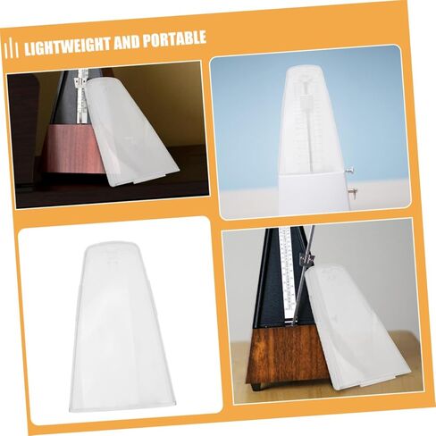 Kisangel 2 Pcs Piano Metronome Cover: Transparent Lightweight And Portable Protector For Music And Performances in Saudi Arabia