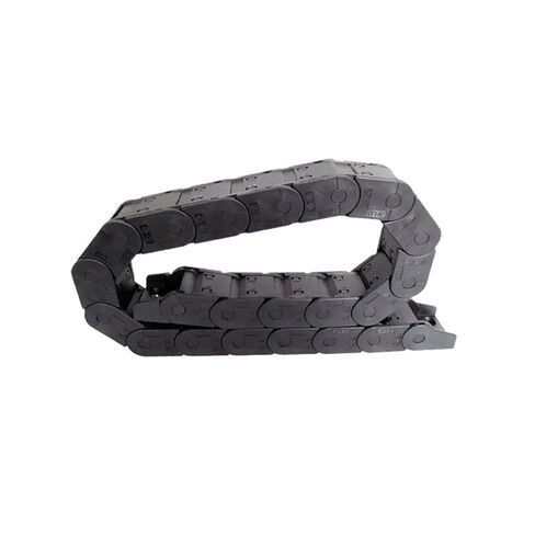 25x38mm 1 Meter Plastic Drag Chain Wire Carrier Cable Closed Open On Both Sides with End Connectors(R250) in Saudi Arabia