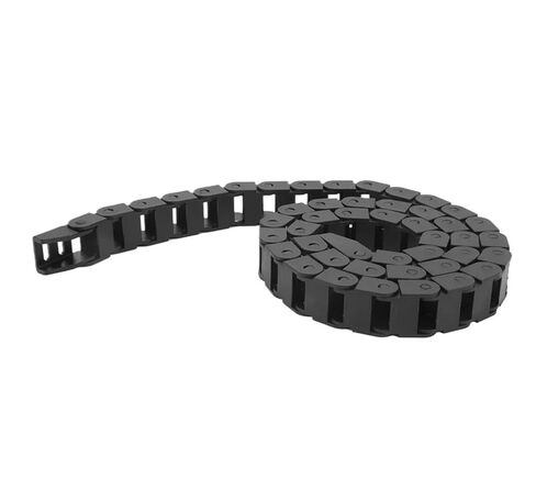 Black Nylon Cable Chain 10mm x 15mm(Inner H x Inner W) End Connectors Drag Chain Cable Carrier Machine 1M in Saudi Arabia