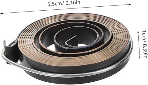 TEHAUX 2Pcs Stainless Steel Quill Springs for Drill Press and Milling Machine Durable Coil Spring for Feed Return Versatile Torsional Springs for Machining Tasks in Saudi Arabia