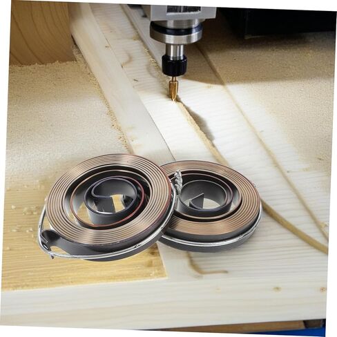 TEHAUX 2Pcs Stainless Steel Quill Springs for Drill Press and Milling Machine Durable Coil Spring for Feed Return Versatile Torsional Springs for Machining Tasks in Saudi Arabia