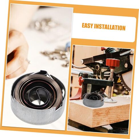POPETPOP 2Pcs Quill Feed Return Coil Spring Assembly for Drill Press Chromeplate Coil Spring with Spring Cover for Enhanced Precision and Stability Easy Installation Compatible in Saudi Arabia