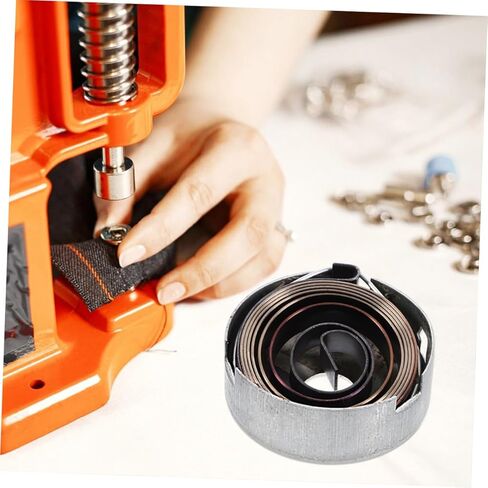 KALLORY 2Pcs Drill Press Return Coil Spring Durable Chrome Plated Quill Feed Springs Easy Installation for Various Drill Press Models High Strength Construction Stable in Saudi Arabia