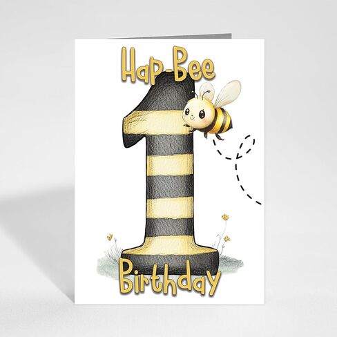 Red Door Inspirations First Birthday Greeting Card, Includes Single Card and Envelope (1st Rodeo) in Kuwait