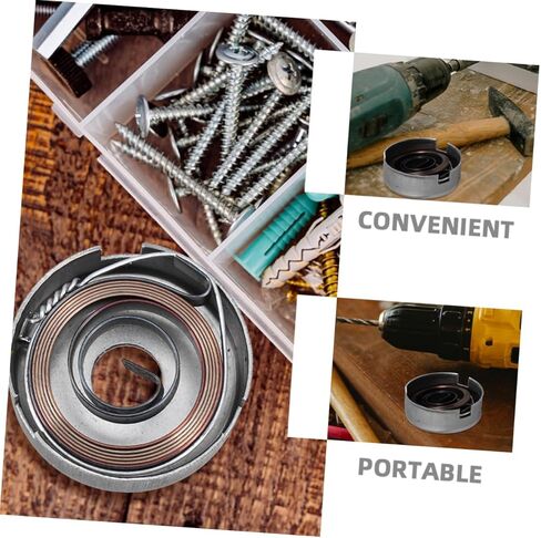 POPETPOP 1Set Drill Press Return Spring Assembly High Load Capacity Quill Feed Return Coil Spring for Versatile Compatibility and Easy Installation in Saudi Arabia