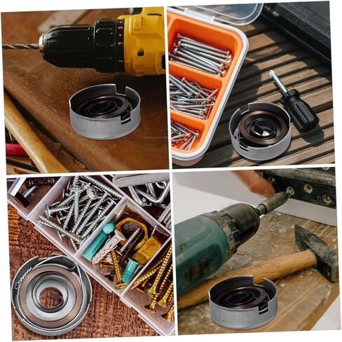 POPETPOP 1Set Drill Press Return Spring Assembly High Load Capacity Quill Feed Return Coil Spring for Versatile Compatibility and Easy Installation in Saudi Arabia