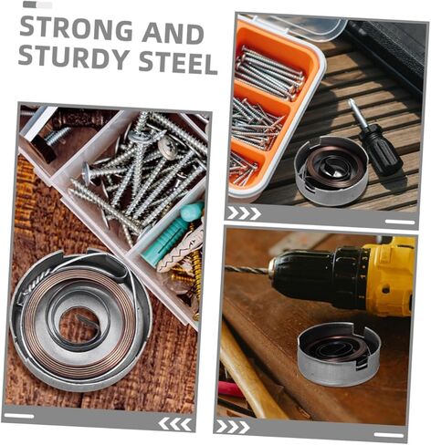 POPETPOP 1Set Drill Press Return Spring Assembly High Load Capacity Quill Feed Return Coil Spring for Versatile Compatibility and Easy Installation in Saudi Arabia