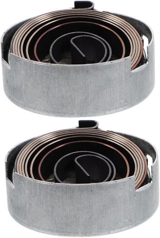 jojofuny 2Pcs Drill Press Quill Feed Return Coil Springs Assembly Chromeplate Spring Compatible with Various Models for Efficient Return Mechanism and User Friendly Installation in Saudi Arabia