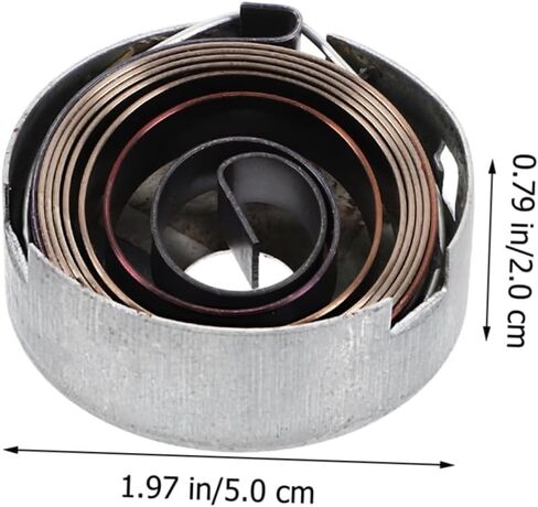 jojofuny 2Pcs Drill Press Quill Feed Return Coil Springs Assembly Chromeplate Spring Compatible with Various Models for Efficient Return Mechanism and User Friendly Installation in Saudi Arabia