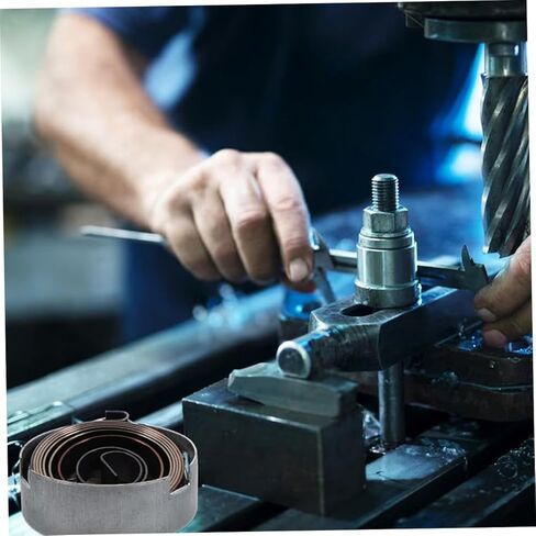 jojofuny 2Pcs Drill Press Quill Feed Return Coil Springs Assembly Chromeplate Spring Compatible with Various Models for Efficient Return Mechanism and User Friendly Installation in Saudi Arabia