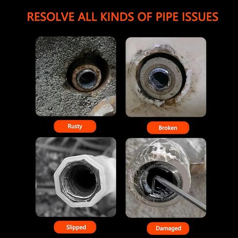YWBL-WH مستخرج الأنابيب المكسورة، الأنابيب التالفة الصدئة ومزيل التركيب لأنابيب PVC CPVC PEX، مع ساق سداسية لإزالة صمام الزاوية in Saudi Arabia