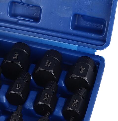 مجموعة استخراج المسمار 25 قطعة من سبائك الفولاذ الاحترافية أداة إزالة المسمار المكسور لإصلاح السيارات الميكانيكية المنزلية شديدة التحمل ومتعددة الأحجام in Kuwait