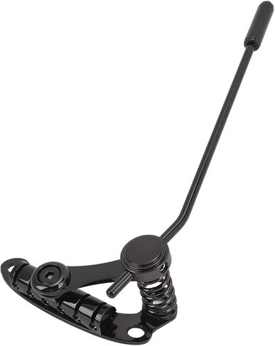 KIMISS Electric Guitar Vibrato Bridge Tailpiece - Zinc Alloy Tremolo Bridge Stop Bar Tailpiece for and SG Guitars (Black) in Saudi Arabia