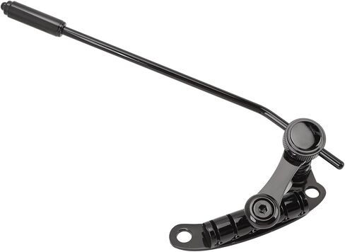 KIMISS Electric Guitar Vibrato Bridge Tailpiece - Zinc Alloy Tremolo Bridge Stop Bar Tailpiece for and SG Guitars (Black) in Saudi Arabia