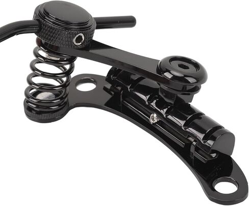KIMISS Electric Guitar Vibrato Bridge Tailpiece - Zinc Alloy Tremolo Bridge Stop Bar Tailpiece for and SG Guitars (Black) in Saudi Arabia