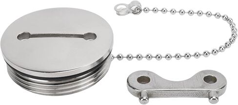 2 Inch Boat Fuel Tank Cap 316 Stainless Steel Polished Deck Fill Cap with Key Marine Hardware for Yachts Caravans RV Trucks Boat Fuel Tank CapBoat Gas Fill Cap in Saudi Arabia