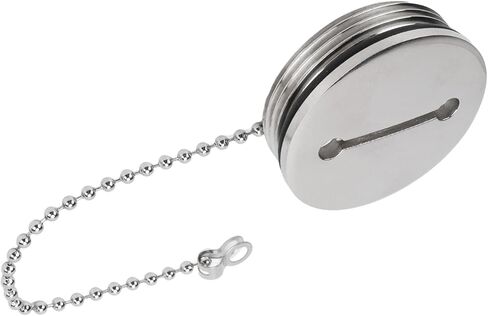 2 Inch Boat Fuel Tank Cap 316 Stainless Steel Polished Deck Fill Cap with Key Marine Hardware for Yachts Caravans RV Trucks Boat Fuel Tank CapBoat Gas Fill Cap in Saudi Arabia